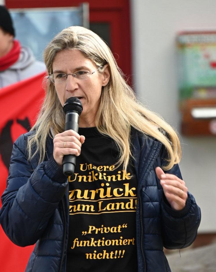 Tanja Bauder-Wöhr (DKP), Vorsitzende der Fraktion der „Marburger Linken“ (Foto: privat)