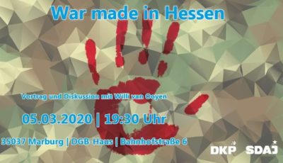 War made in Hessen – Krieg beginnt hier