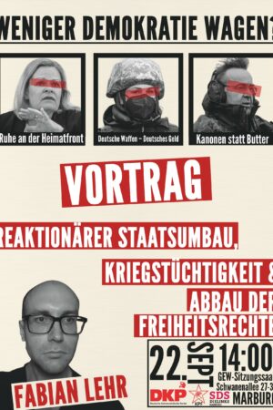 Flyer ‘Reaktionärer Staatsumbau’ mit Fabian Lehr-1