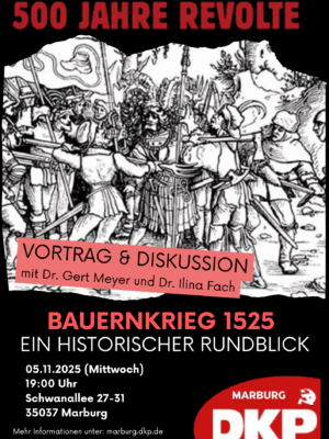 Flyer – 500 Jahre Bauernkrieg